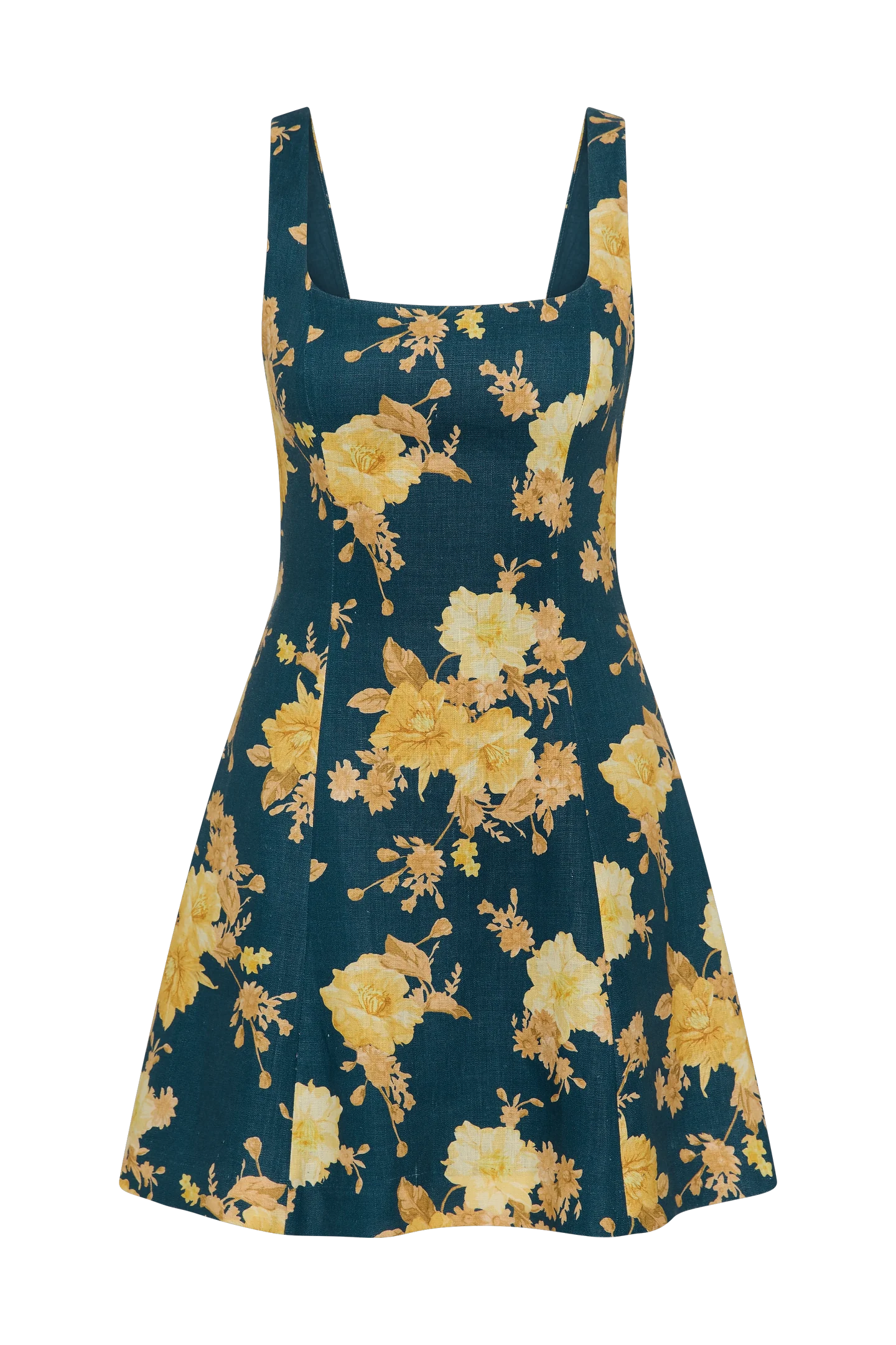Faithfull the Brand Felice Mini Dress - Nora Floral Navy | Coral Cove