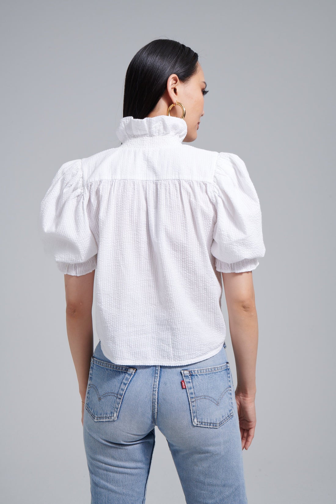 Love the Label - Zuri Top in White | Coral Cove