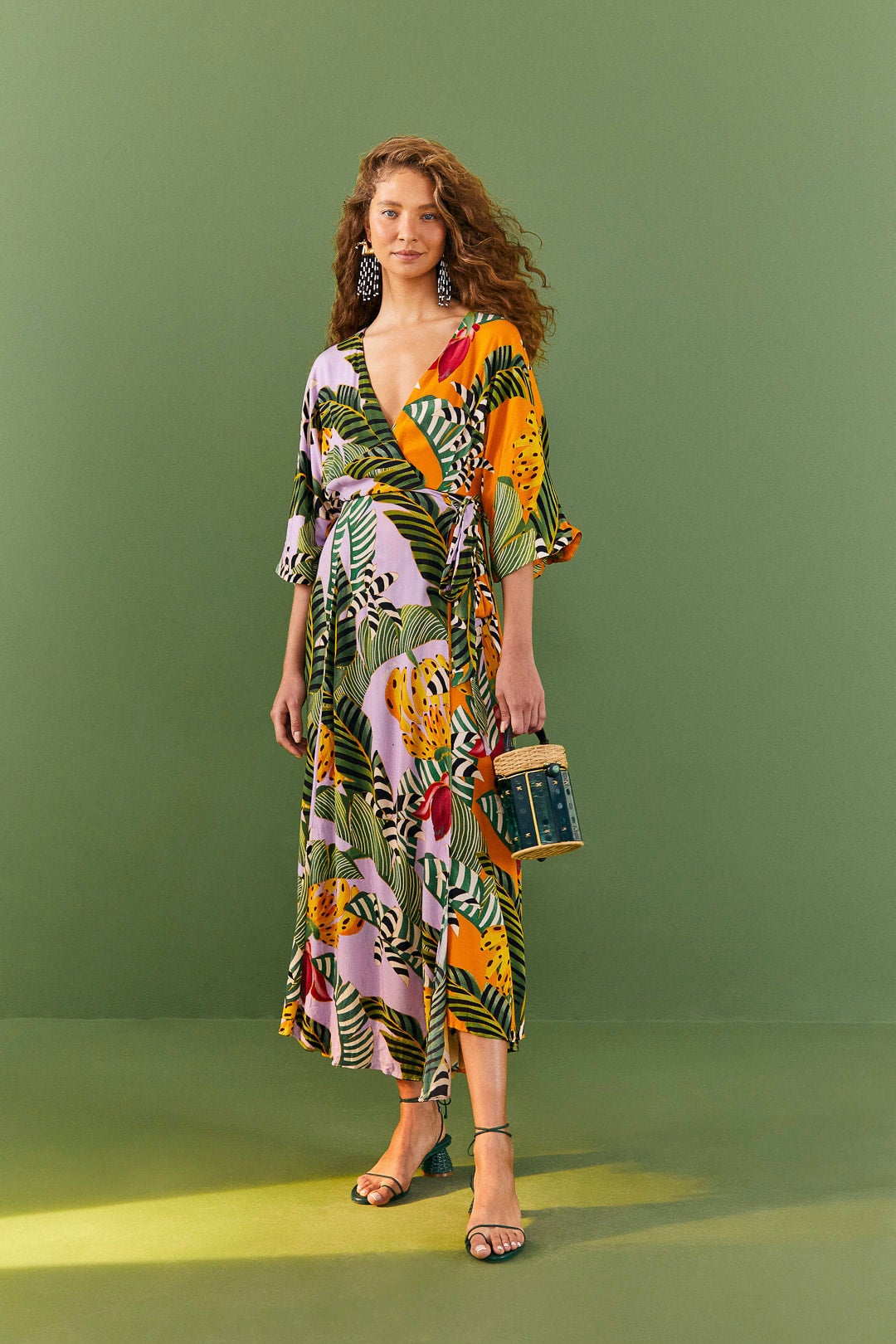 Farm rio wrap dress hotsell