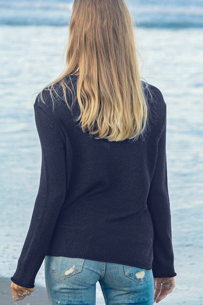 Wooden ships beach sweater 2025