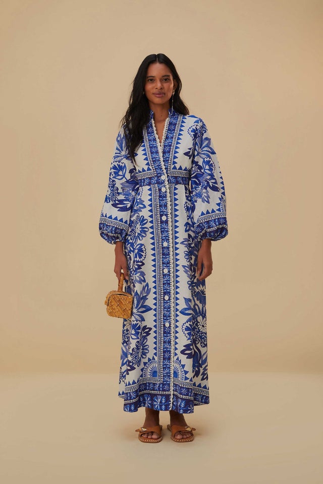 Off white tapestry dress online